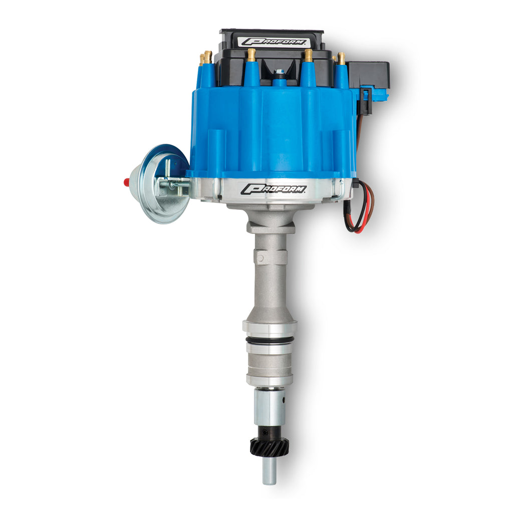Hei-Distributor;-Built-In-Coil;-Blue-Cap;-For-Ford-351M,-351C-460-Engine