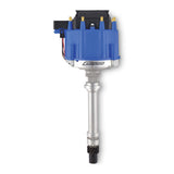Proform 66941BM HEI Distributor; Racing Type w/o Vac-Adv; Blue Cap; Polished; Chevy V8 Engines