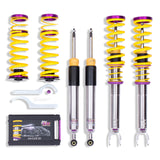 KW 35225073 Height Adjustable Coilovers with Independent Compression and Rebound Technology