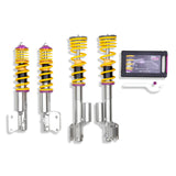 KW 35245014 Height Adjustable Coilovers with Independent Compression and Rebound Technology