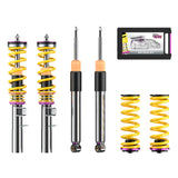 KW 35267018 Height Adjustable Coilovers with Independent Compression and Rebound Technology
