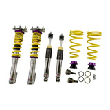 KW 10230028 Height adjustable stainless steel coilover system with pre-configured damping