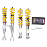 KW 10220080 Height adjustable stainless steel coilover system with pre-configured damping