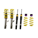 KW 10281032 Height adjustable stainless steel coilover system with pre-configured damping