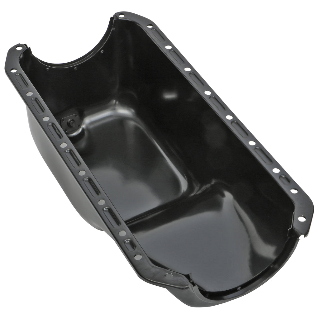 Hemi-392-(55-58)-Steel-Engine-Oil-Pan--Black-Finish