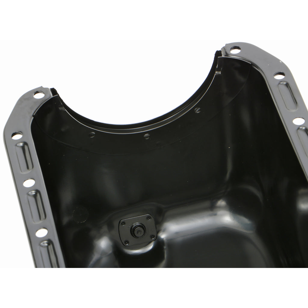 Hemi-392-(55-58)-Steel-Engine-Oil-Pan--Black-Finish