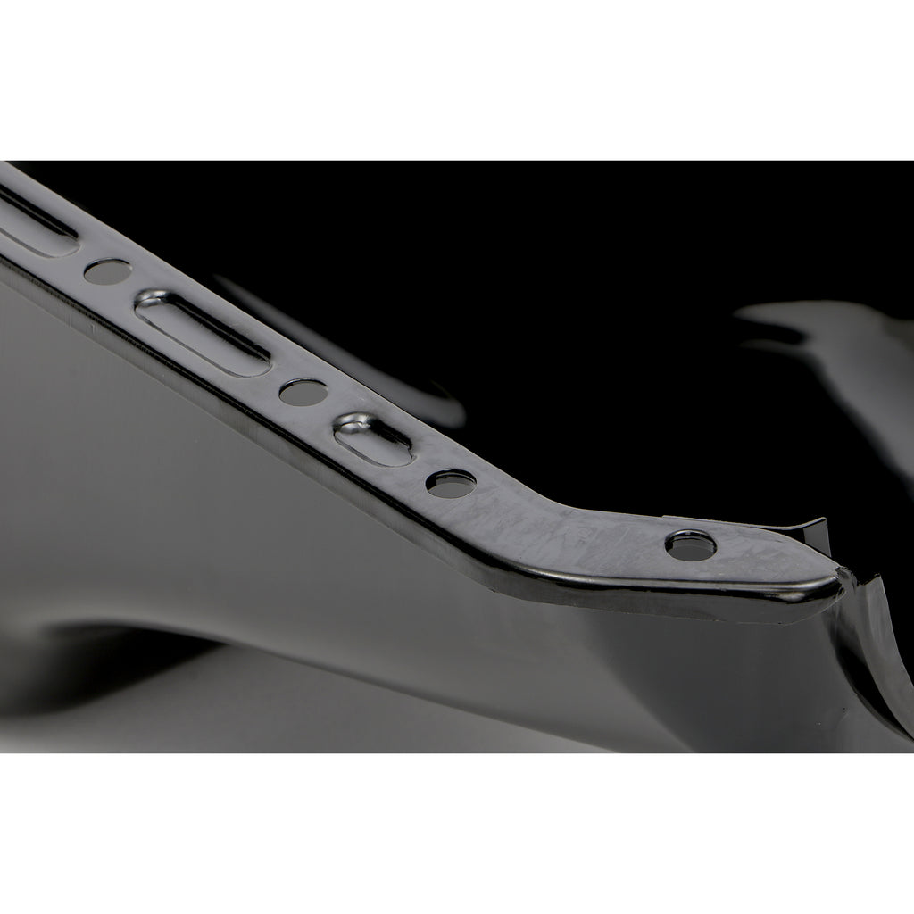Hemi-392-(55-58)-Steel-Engine-Oil-Pan--Black-Finish