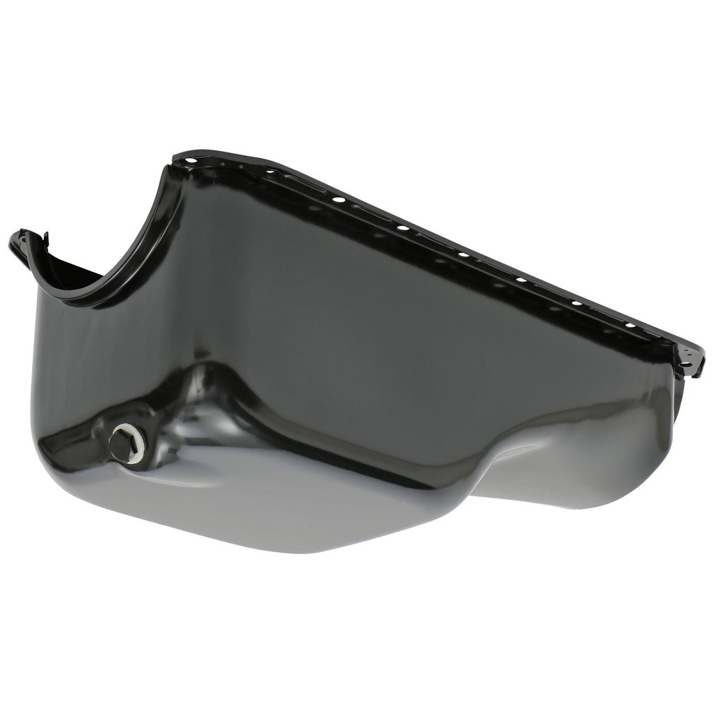 Hemi-392-(55-58)-Steel-Engine-Oil-Pan--Black-Finish