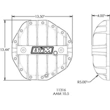 Load image into Gallery viewer, Hi-Tek-Aluminum-Differential-Cover-For-Aam-10.5---Black