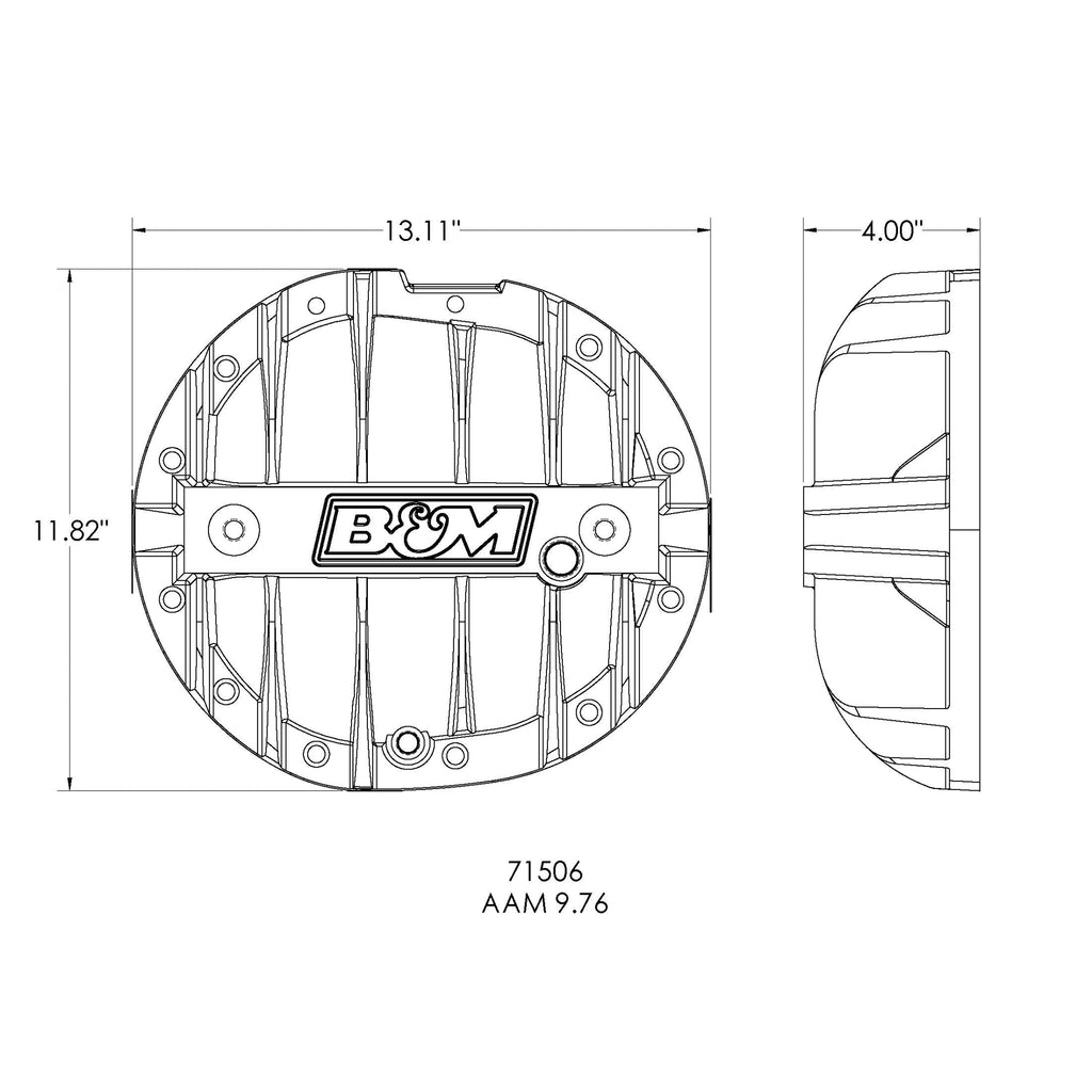 Hi-Tek-Aluminum-Differential-Cover-For-Aam-9.59.76---Black