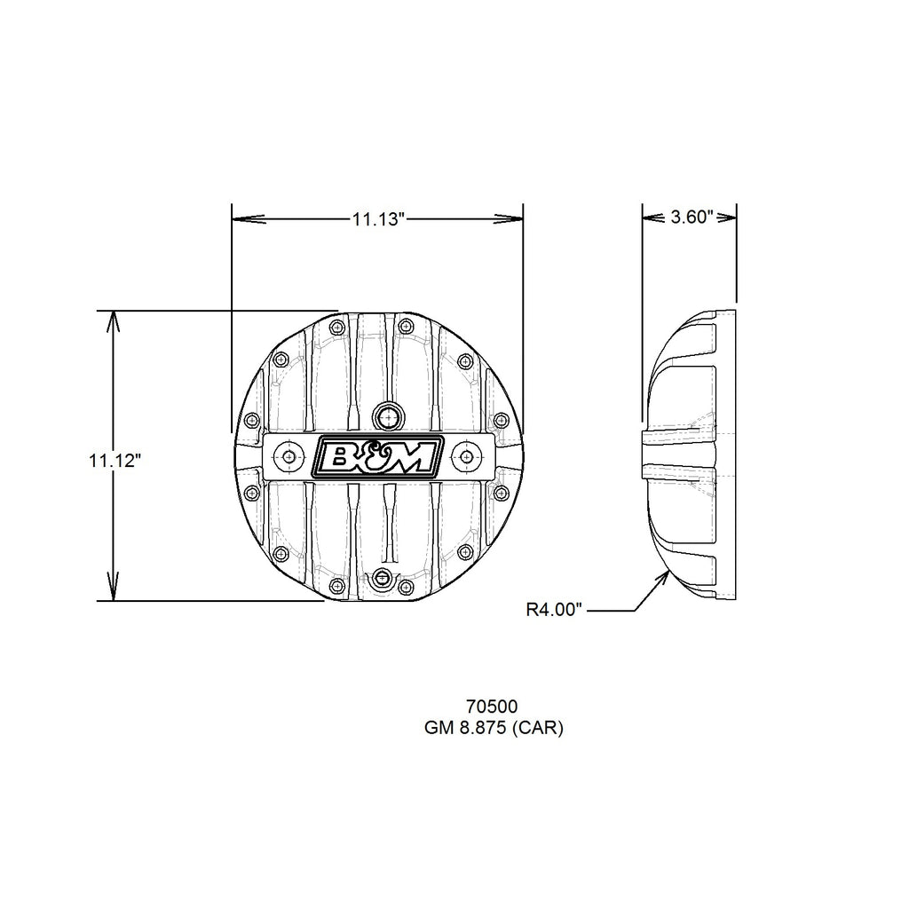 Hi-Tek-Aluminum-Differential-Cover-For-Gm-8.875-Inch-12-Bolt-Car