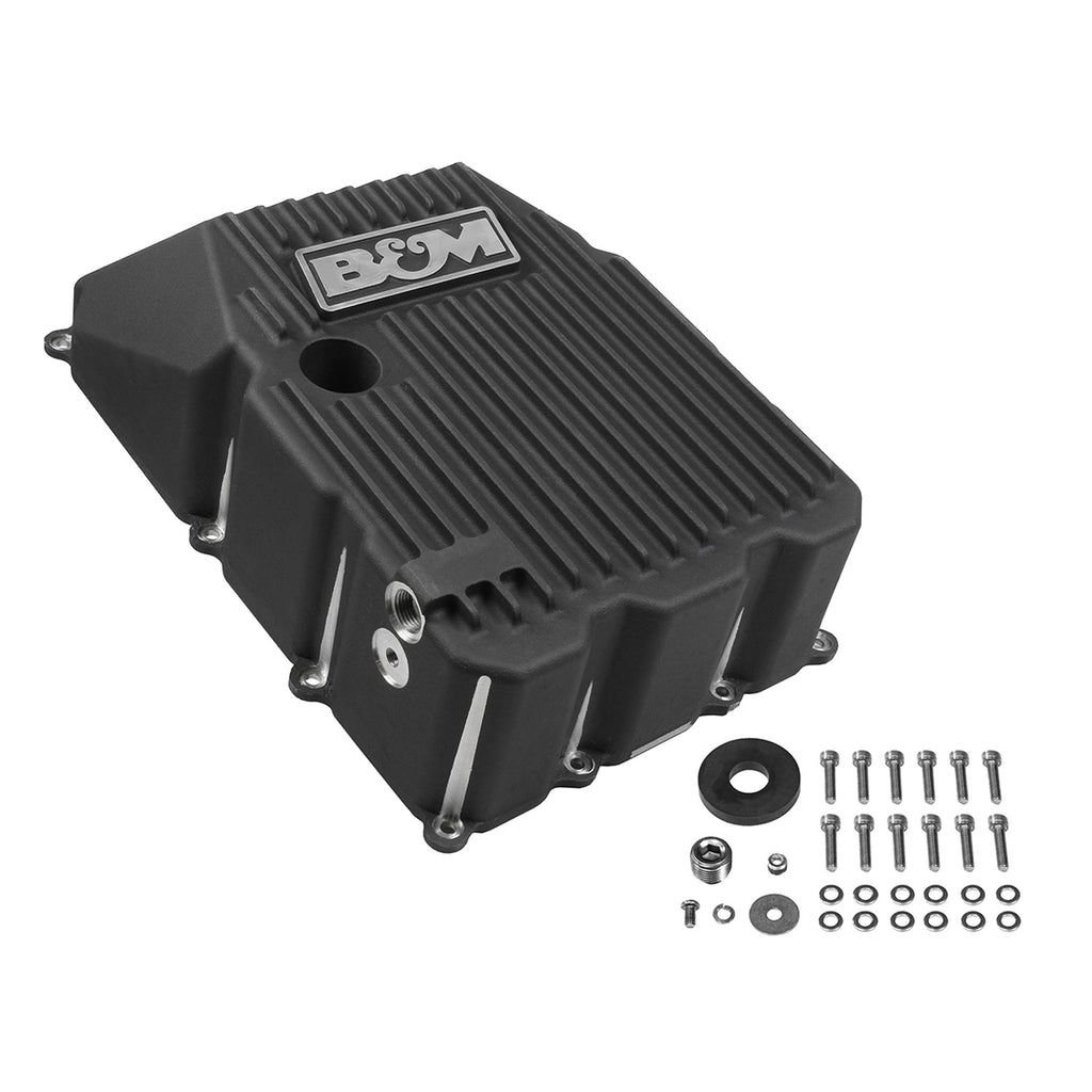 Hi-Tek-Deep-Transmission-Pan---Aluminum---Toyota---Black