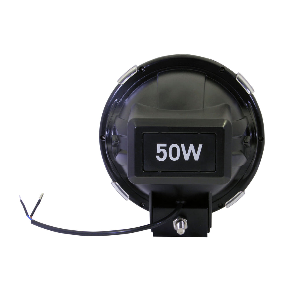 Hid-Off-Road-Light-Universal-50-Watt-7In-Hid-Off-Road-Fog-Light-W-Usa-Red-Bezel