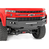 Rough Country 10757A High Clearance Front Bumper LED Lights and Skid Plate 19-22 Chevy Silverado 1500