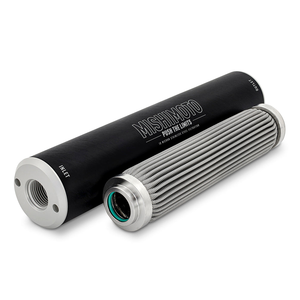 High-Flow-10An-Fuel-Filter,-10-Micron-Stainless-Steel-Insert
