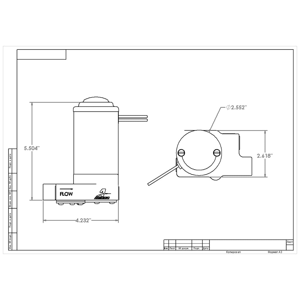 High-Output-(Ho)-(7-Psi)-Billet-Carbureted-Fuel-Pump---38In-Npt-Ports