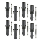 ACCEL 170033  High Performance Ignition Coil Boots, 2004-2008.5 Ford 3-Valve Engines, Black, 8-Pack