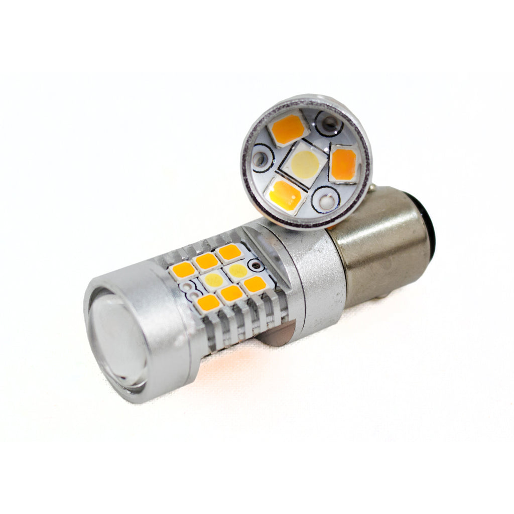 High-Powered-1157-White--Yellow-Led-Dual-Color-Switchback-Auto-Bulbs-(Pair)