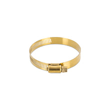 Load image into Gallery viewer, High-Torque-Worm-Gear-Clamp-1.06In.-2.01In.-(27Mm-51Mm)---Pack-Of-10---Gold