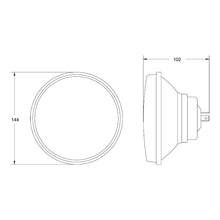 Load image into Gallery viewer, Hlmp-5-34In-135Mm-H4T4w-12V-Ece