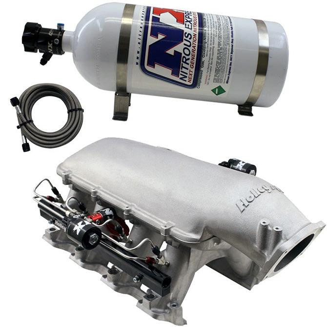 Holley-Hi-Ram-Manifold-For-Cathedral-Port-Heads-W-Nx-Direct-Port