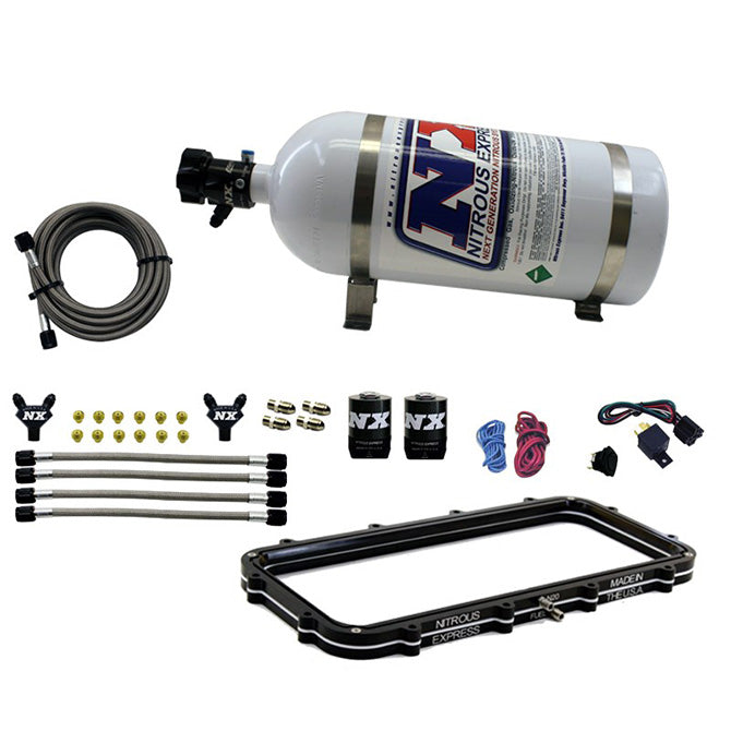 Holley-High-Ram-Plenum-Nitrous-Plate-Kit-W5Lb-Bottle