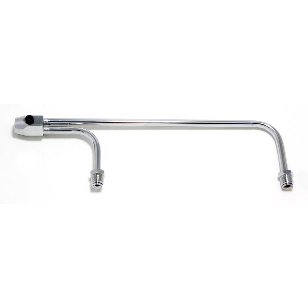 Holley-Quad-Dual-Metering-Blocks;-9516-In.-Centers;-SteelChrome-Fuel-Lines195964-Pontiac-Engines