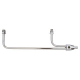 Trans-Dapt 2197 Holley Quad; 3/8 in. Dia.; 9-5/16 in. Centers; Steel/Chrome Fuel Lines