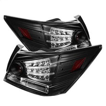 Load image into Gallery viewer, Honda-Accord-08-12-4Dr-Led-Tail-Lights-Black-Alt-Yd-Ha08-4D-Led-Bk