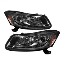 Load image into Gallery viewer, Honda-Accord-08-12-4Dr-Projector-Headlights--Led-Halo-Drl-Smke-Pro-Yd-Ha08-4D-Hl-Sm