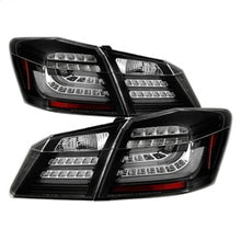 Load image into Gallery viewer, Honda-Accord-2013-2015-4Dr-Led-Tail-Lights---Black-Alt-Yd-Ha13led-Led-Bk