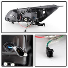 Load image into Gallery viewer, Honda-Accord-2013-2015-4Dr-Projector-Headlights-Light-Bar-Drl-Black-Pro-Yd-Ha13-Lbdrl-Bk