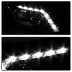 Honda-Accord-2013-2015-4Dr-Projector-Headlights-Light-Bar-Drl-Black-Pro-Yd-Ha13-Lbdrl-Bk