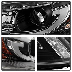 Honda-Accord-2013-2015-4Dr-Projector-Headlights-Light-Bar-Drl-Black-Pro-Yd-Ha13-Lbdrl-Bk
