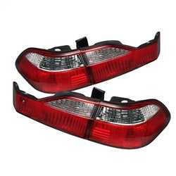 Honda-Accord-98-00-4Dr-Euro-Style-Tail-Lights-Red-Clear-Alt-Yd-Ha98-Rc