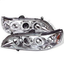 Load image into Gallery viewer, Honda-Accord-98-02-1Pc-Projector-Headlights-Led-Halo-Amber-Reflctr-Chrm-Pro-Yd-Ha98-Am-C