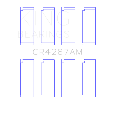 Honda-B18c1B18c5-(Size-0.25Mm)-Connecting-Rod-Bearing-Set