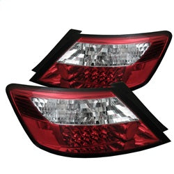 Honda-Civic-06-08-2Dr-Led-Tail-Lights-Red-Clear-Alt-Yd-Hc06-2D-Led-Rc
