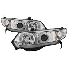 Load image into Gallery viewer, Honda-Civic-06-08-2Dr-Projector-Headlights-Led-Halo-Chrome-High-H1-Low-H1-Pro-Yd-Hc06-2D-Hl-C