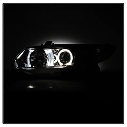 Honda-Civic-06-08-2Dr-Projector-Headlights-Led-Halo-Chrome-High-H1-Low-H1-Pro-Yd-Hc06-2D-Hl-C