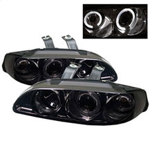 Load image into Gallery viewer, Honda-Civic-92-95-23Dr-1Pc-Projector-Led-Halo-Amber-Reflctr-Smke-Pro-Yd-Hc921p-23D-Am-Smc