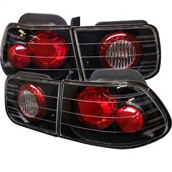 Honda-Civic-96-00-2Dr-Euro-Style-Tail-Lights-Black-Alt-Yd-Hc96-2D-Bk