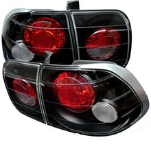 Load image into Gallery viewer, Honda-Civic-96-98-4Dr-Euro-Style-Tail-Lights-Black-Alt-Yd-Hc96-4D-Bk