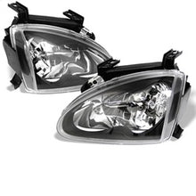Load image into Gallery viewer, Honda-Del-Sol-93-97-Crystal-Headlights-Black-Hd-Yd-Hd93-Bk