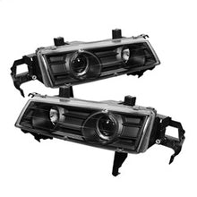 Load image into Gallery viewer, Honda-Prelude-92-96-Projector-Headlights-Led-Halo-Black-High-H1-Low-H1-Pro-Yd-Hp92-Bk