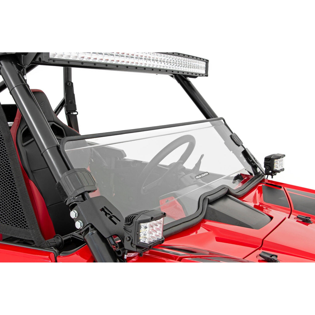 Honda-Scratch-Resistant-Half-Windshield-(2019-2020-Honda-Talon)-Rough-Country