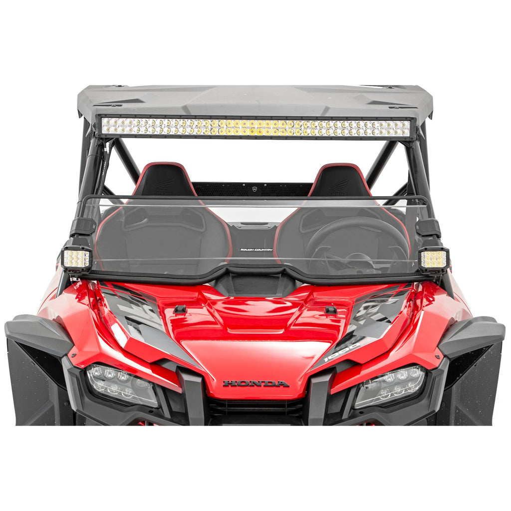 Honda-Scratch-Resistant-Half-Windshield-(2019-2020-Honda-Talon)-Rough-Country