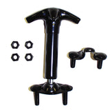 Crown Automotive HC4 Hood Catch Kit, Left or Right, Black, Rubber Coated