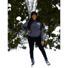 Load image into Gallery viewer, Hooded-Sweatshirt---Charcoal-Gray