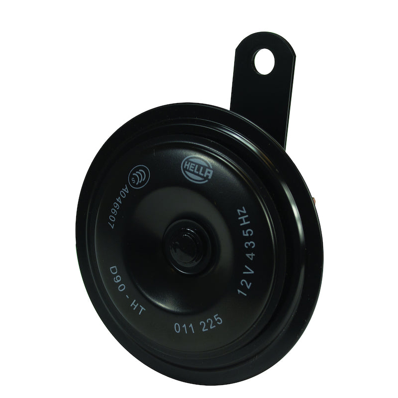 Horn-Bl-Blk-Disc-Ht-92Mm-12V-Univ